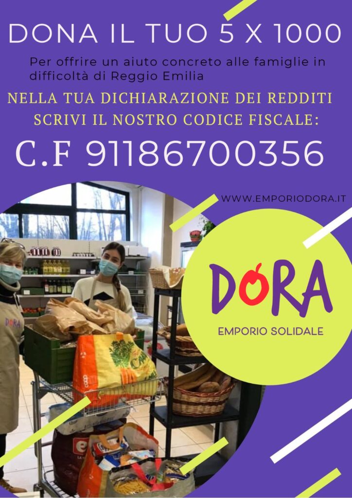 Destina il tuo 5 per 1000 a Dora